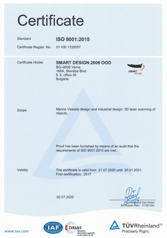 ISO certificate